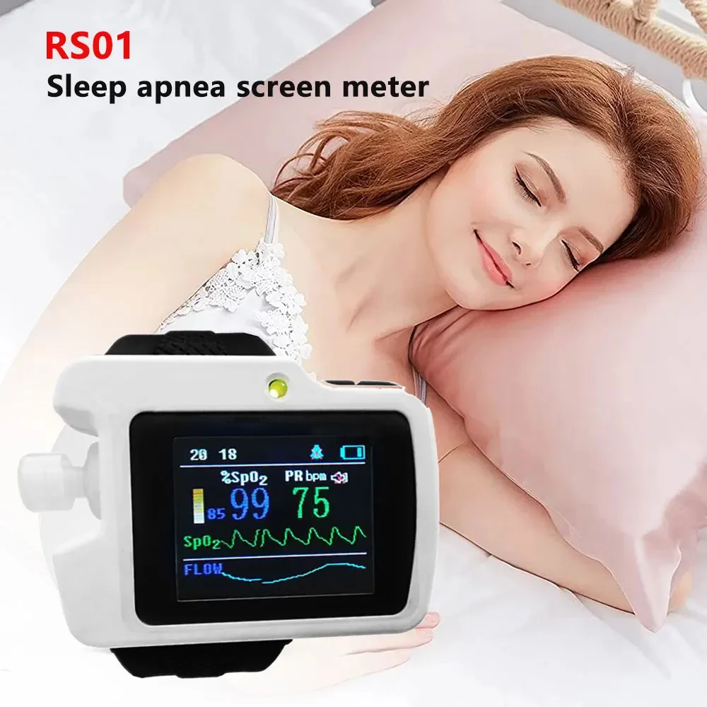 CE RS01 Wrist Watch Sleep Apnea Screen Meter Respiration Sleep Monitor SAHS Sleep Apnea Hypopnea Syndrome PC Software