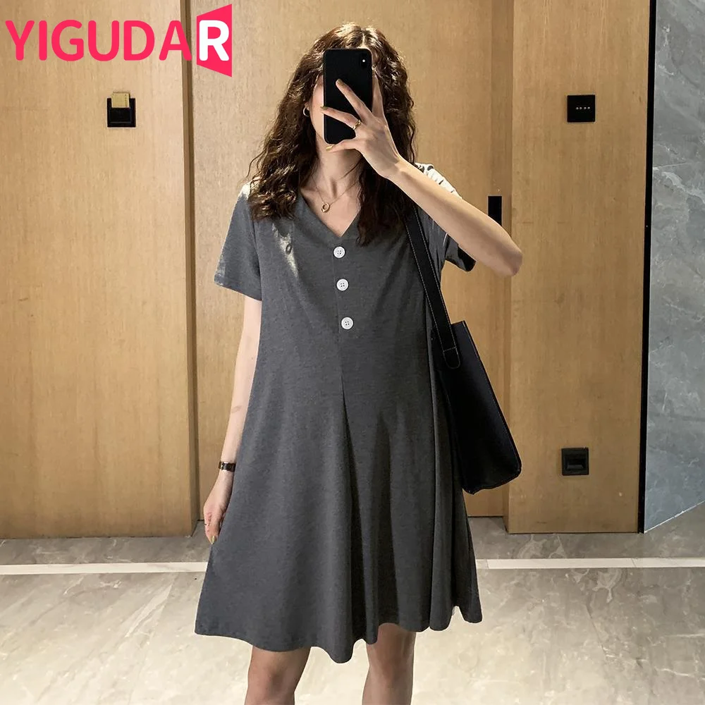 

2023 Summer New Arrival Fashion Maternity Long Dress Elegant Clothes for Pregnant Women Ruffle A Line Loose Pregnancy vestidos