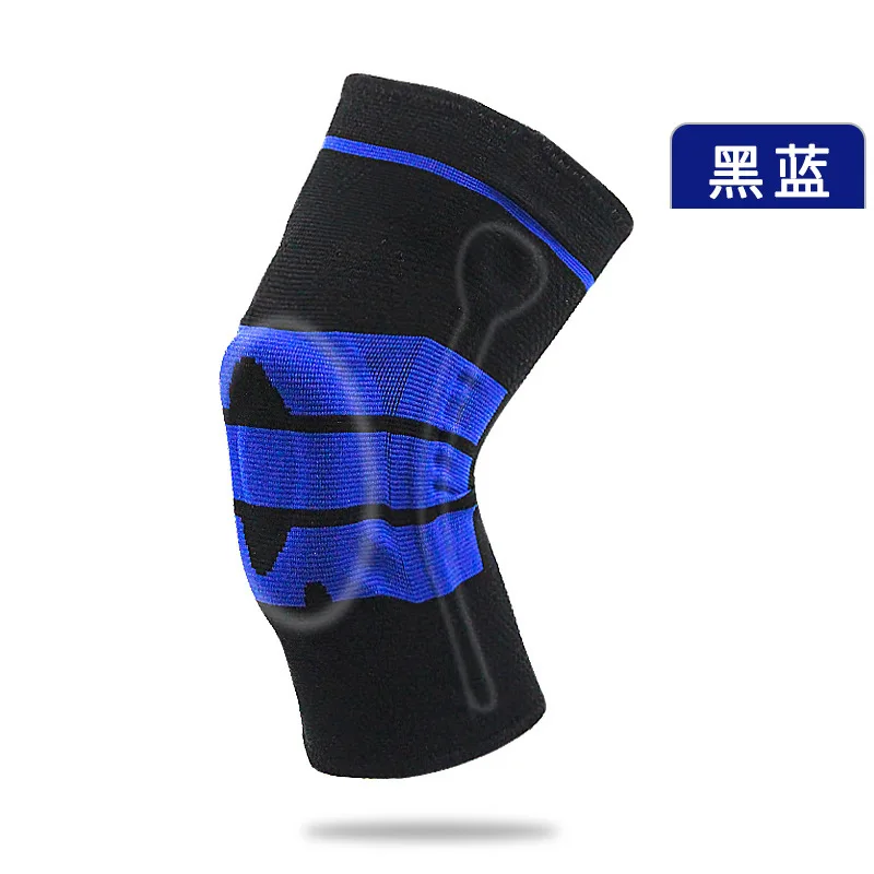 منصات الركبة الرياضية للبالغين في الهواء الطلق من السيليكون الداعم للربيع لركوب الدراجات والمشي لمسافات طويلة وكرة السلة والجري والكوع والركبة معدات حماية