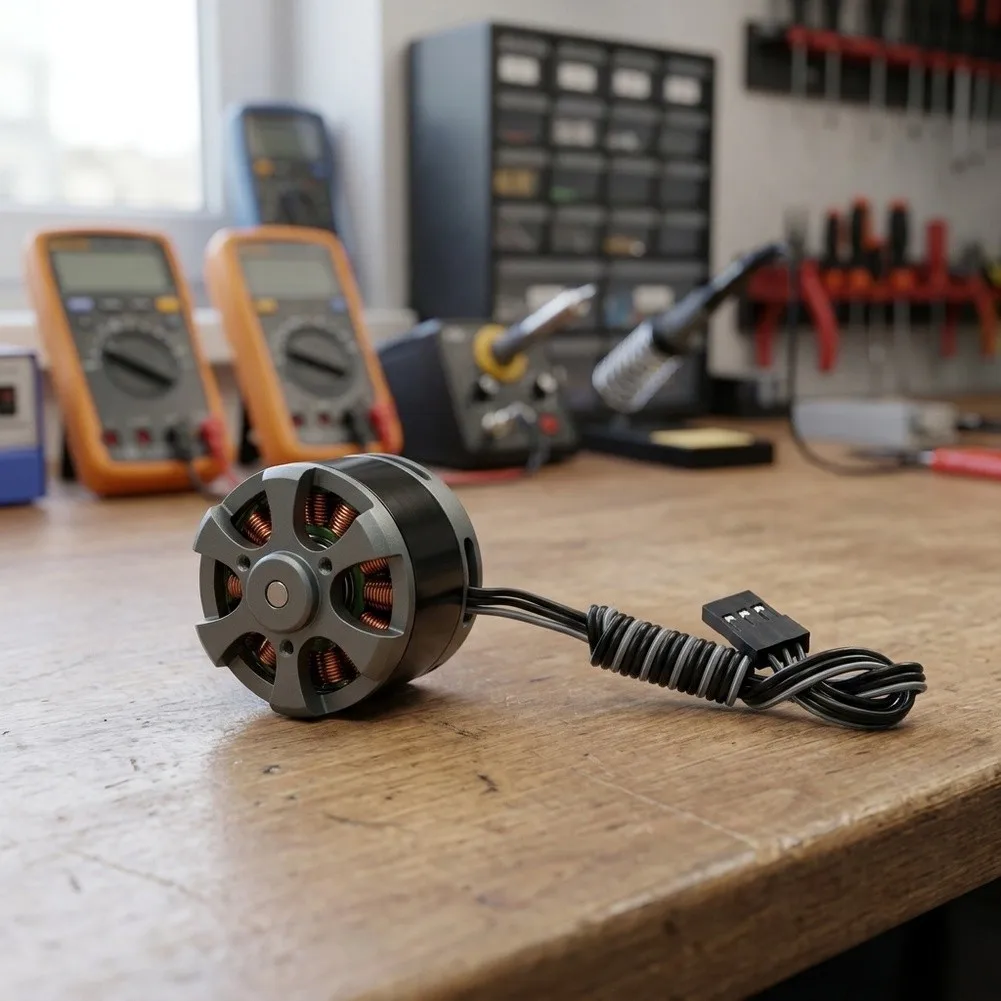Black C2208 100T 120KV Brushless Motor for Aerial Photography Drones Low KV High Efficiency Reliable Performance