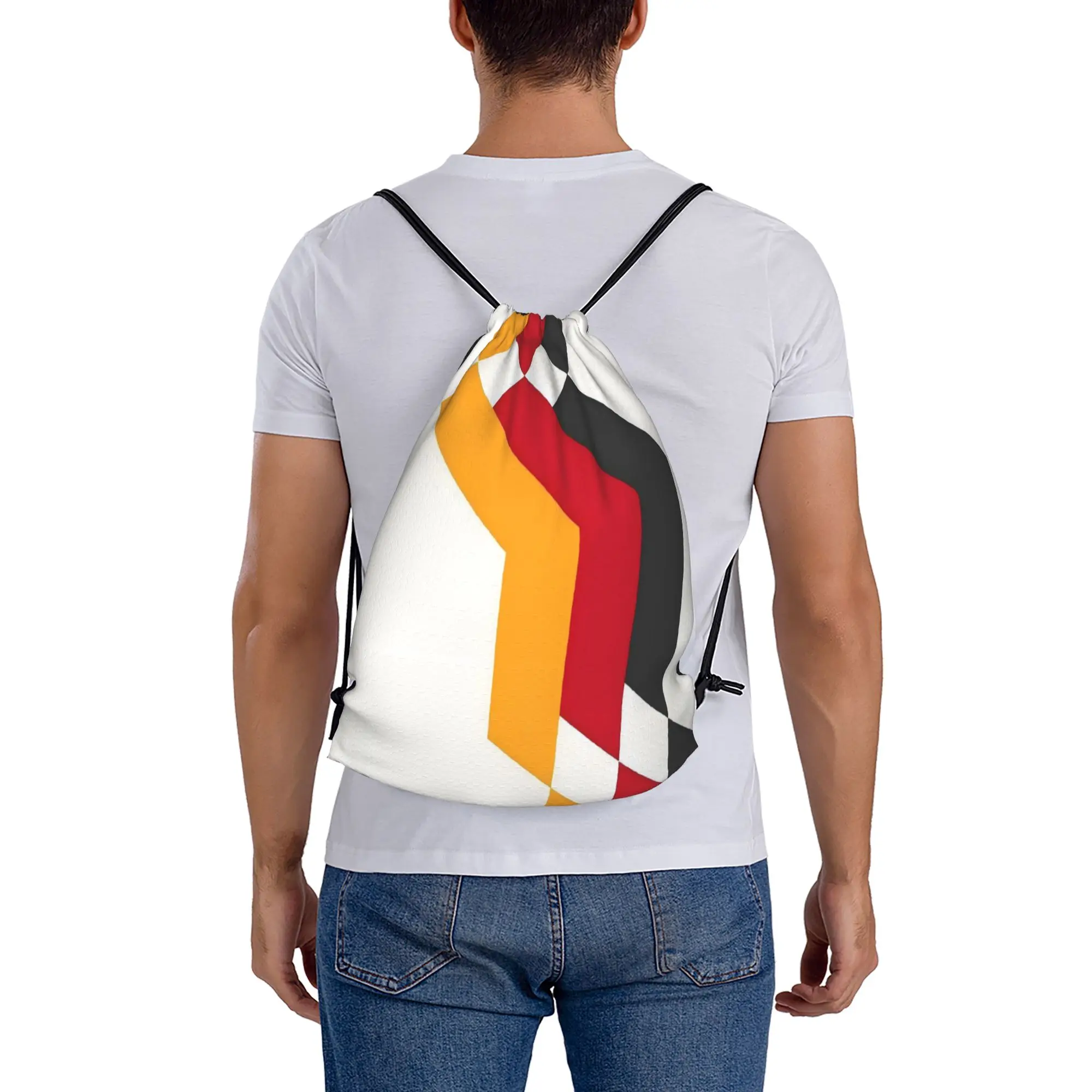 Soccer Football Fan Merch 50  Multi-function Pocket Men Women Storage Backpack Teenager Travel Bag Print Drawstring Bags
