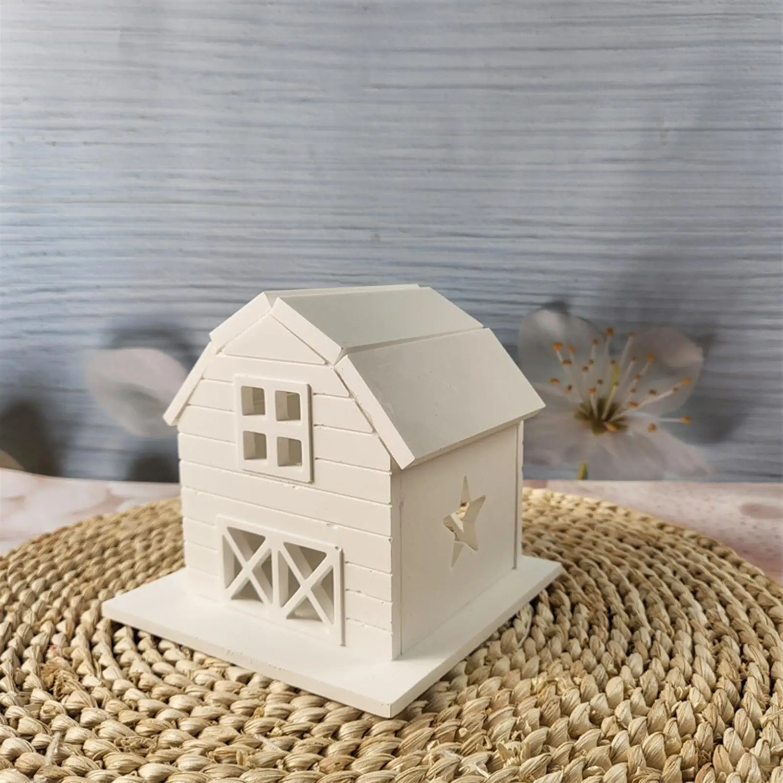 

Смола подсвечник форма в форме дома бетонное художественное ремесло подсвечник силиконовая форма для домашней комнаты свадебная вечеринка обеденный стол