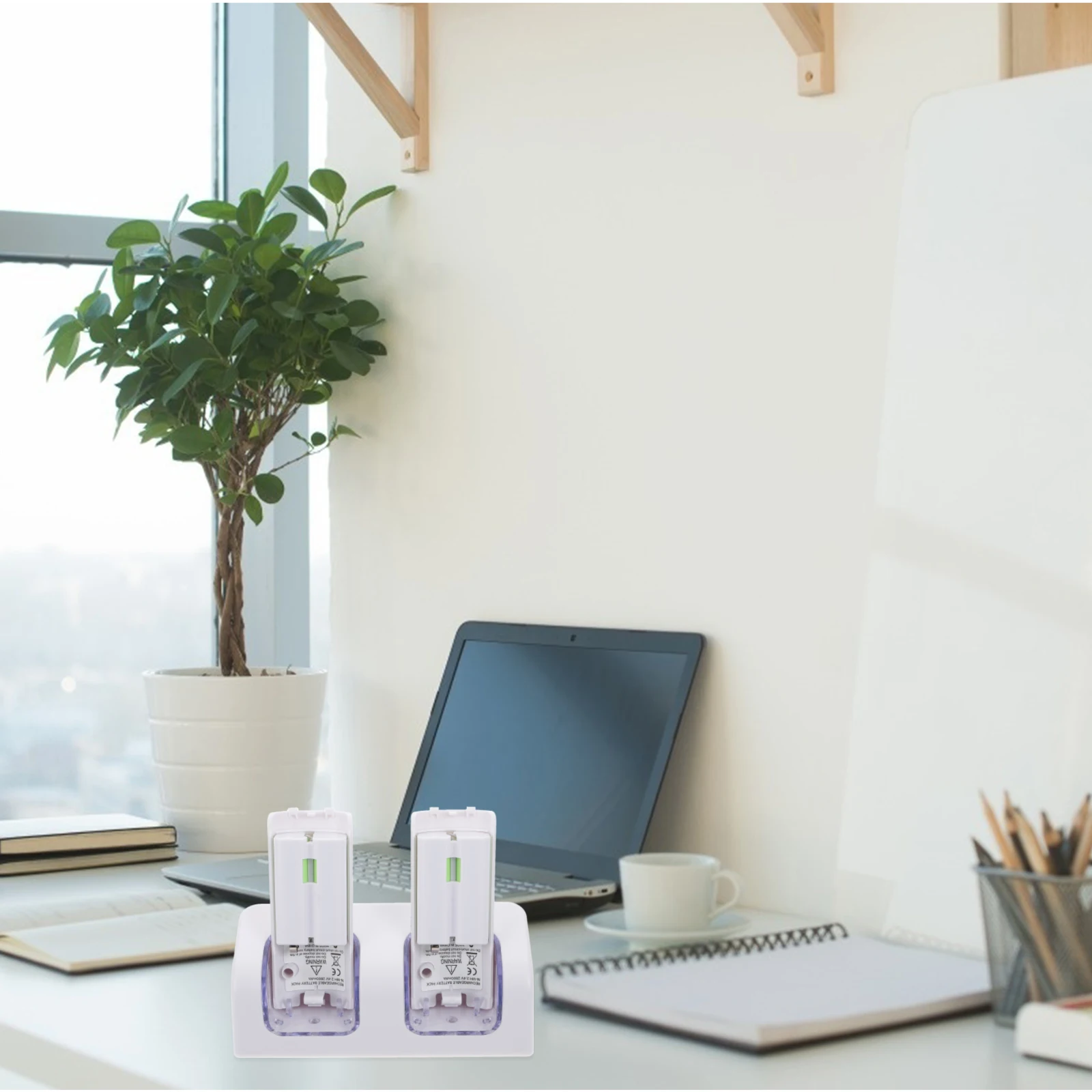 

1 set Charging Station For Game Remote Lightweight Rechargeable Dual Slot With Usb Cable Durable Plastic