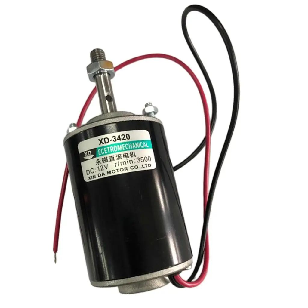 

Lovoski 12V 30W 3500RPM CW/CCW Reversible Permanent Magnet Electric Motor