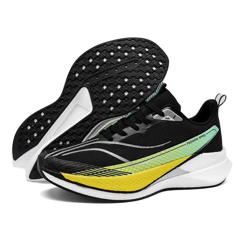 2026 Men's and Women's Professional Carbon Board Marathon Running Shoes Shock Absorption Ultra-light Stable Support Sports Shoes