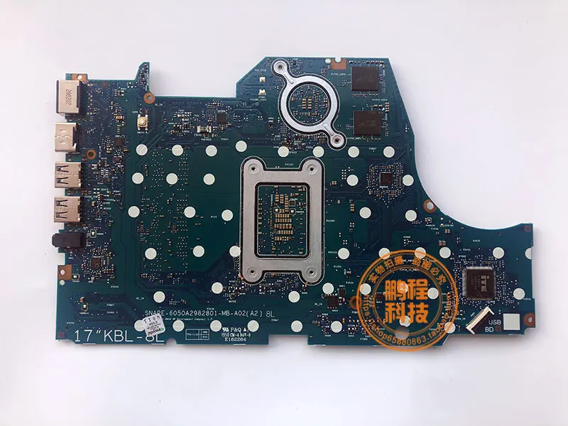6050A2982701 6050A2982801 L22747-601 Mainbaord for HP 17-BY 17Q-CR 17Q-CS Laptop Motherboard with I3 I5 I7 CPU UMA/AMD 2GB GPU