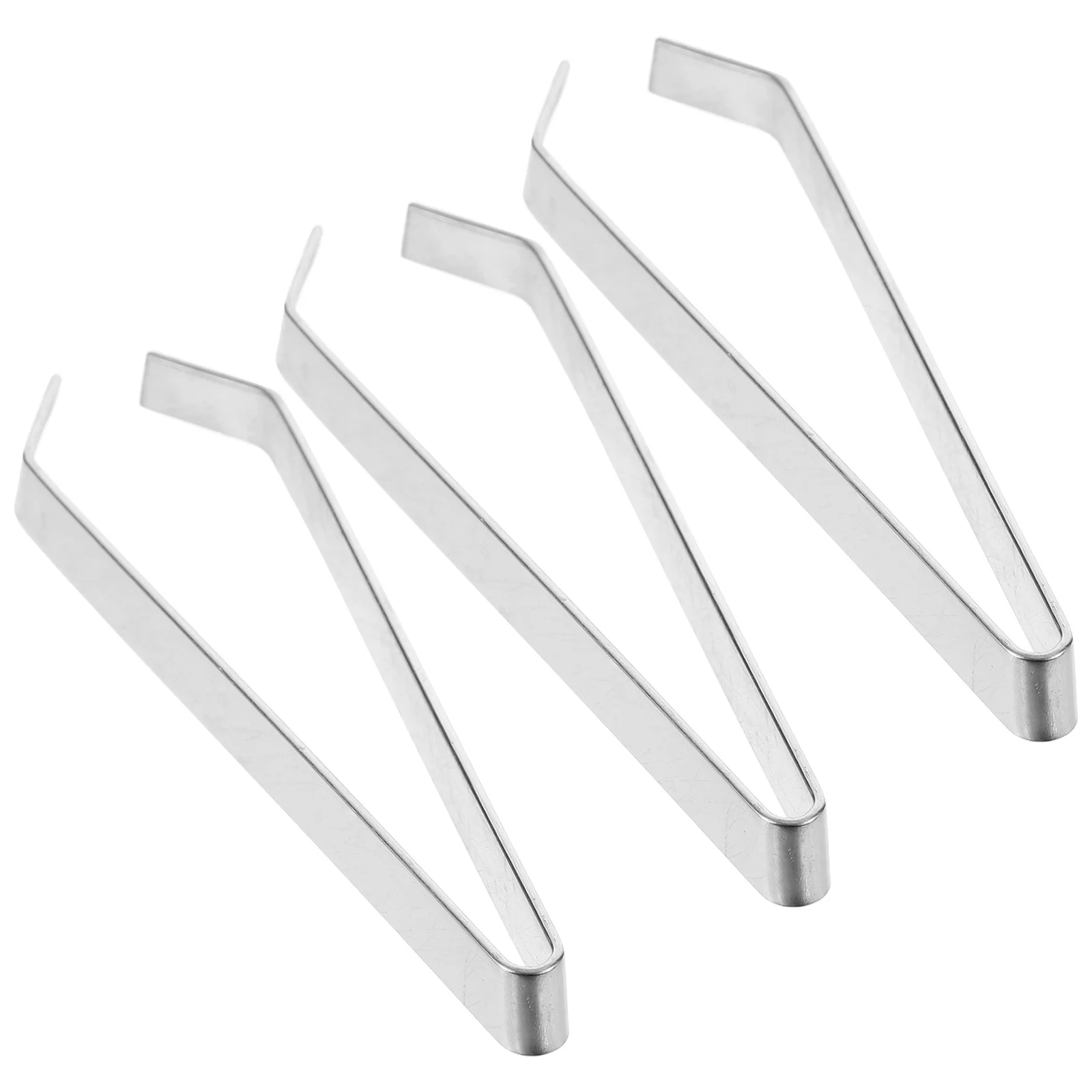 

3pcs Stainless Steel Fish Bone Tweezer Set Precision Food Styling Utensils Kitchen Pliers Slant Tip Cooking Tongs Tool For