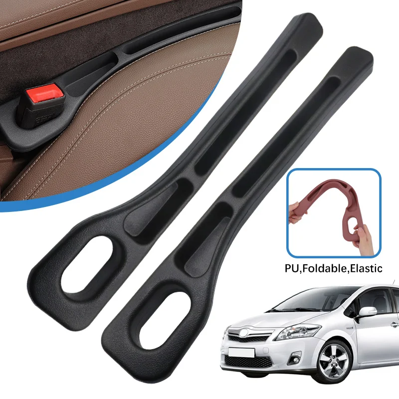 

Car Seat Gap Filler Side Seam Plug Strip Leak-proof Filling Strip For Toyota Auris Car Decoration Accessories