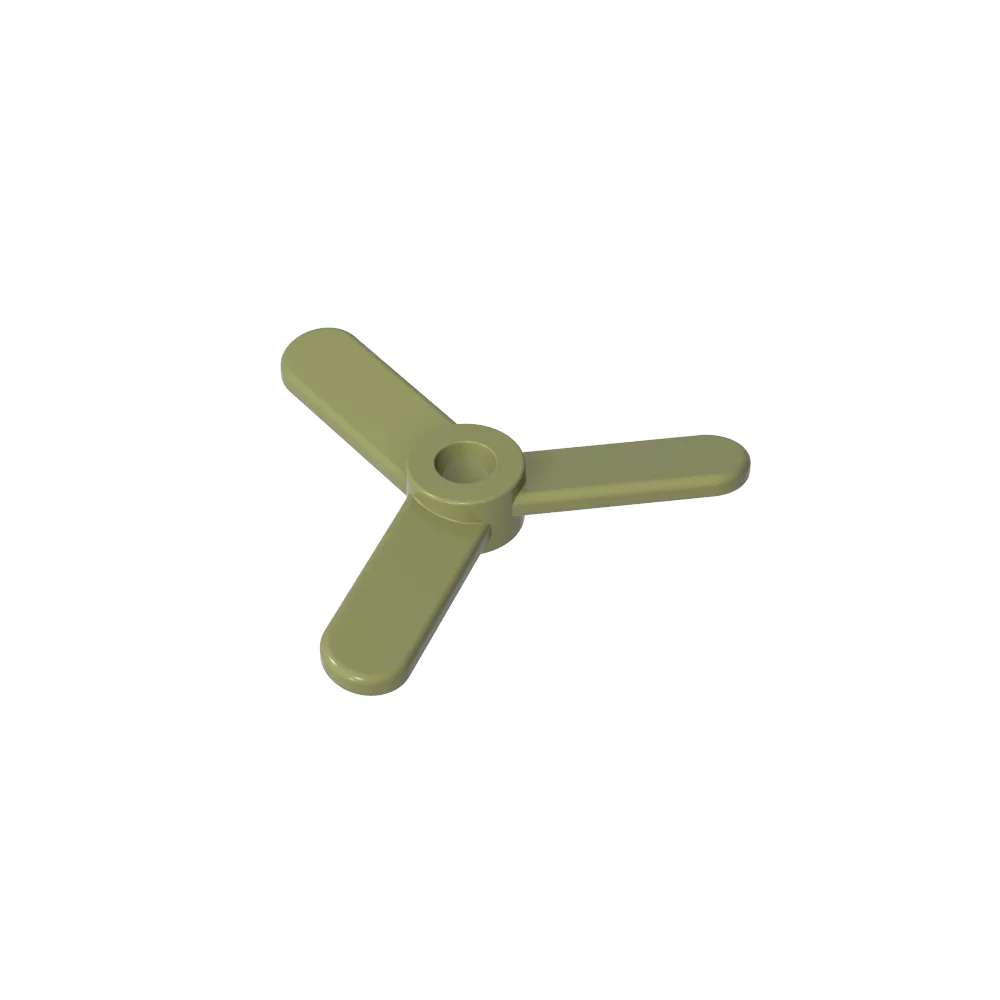 Three Bladed Propeller Small Propellers Single Axis GB 2034 Accessories Compatible with LEGO 2421 Building Block Particle Parts view 2