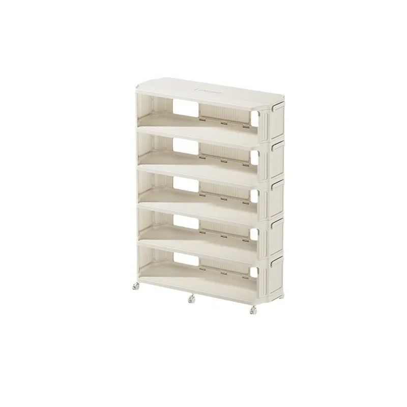 0040  shoe rack simple indoor rental house storage artifact economical Multi-layer dustproof shoe cabinet new home door