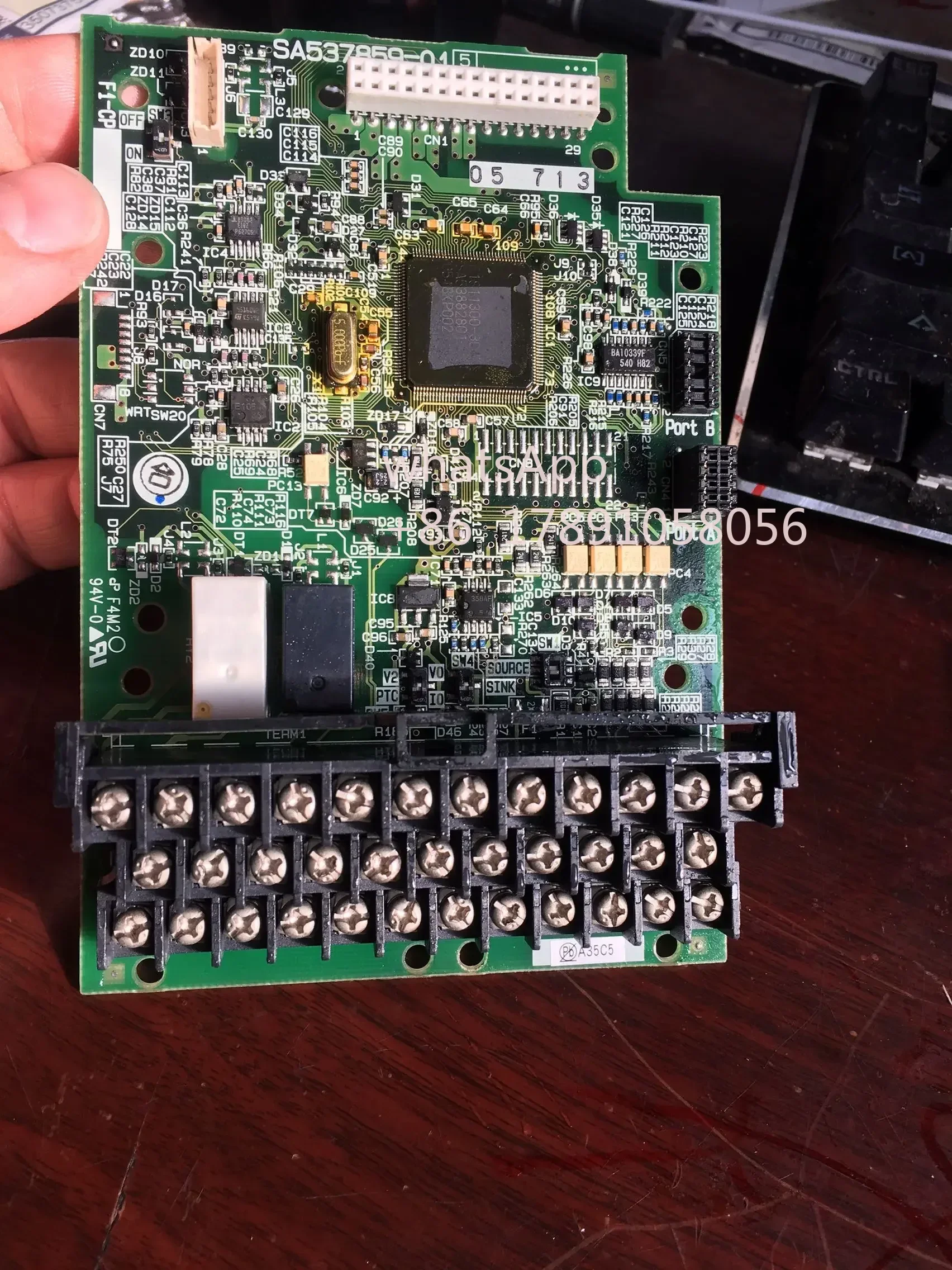 

Fujifilm inverter F1S-VV-ECO control board 110-75-90-132-200-55KW terminal CPU motherboard