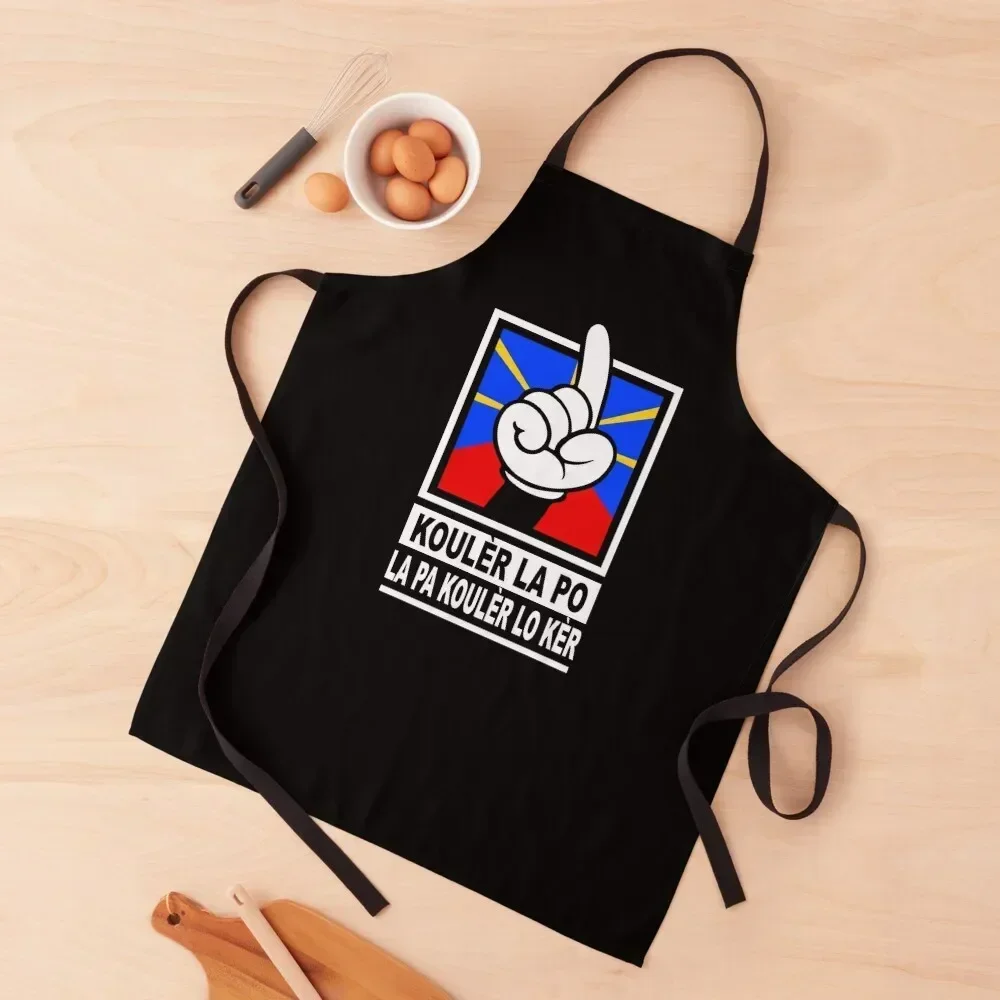

974 Kouler la po - W Apron barber uniform Woman Kitchen Kitchen Apras Man Christmas gift Apron