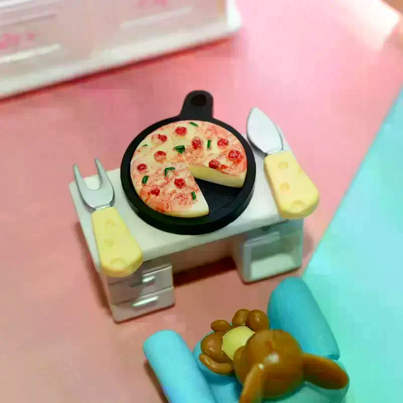 Mini Plate Pizza Fake Food Resin Miniature Figurine DIY: 10pcs Accessories Kawaii Cabochon Flatback Scrapbooking