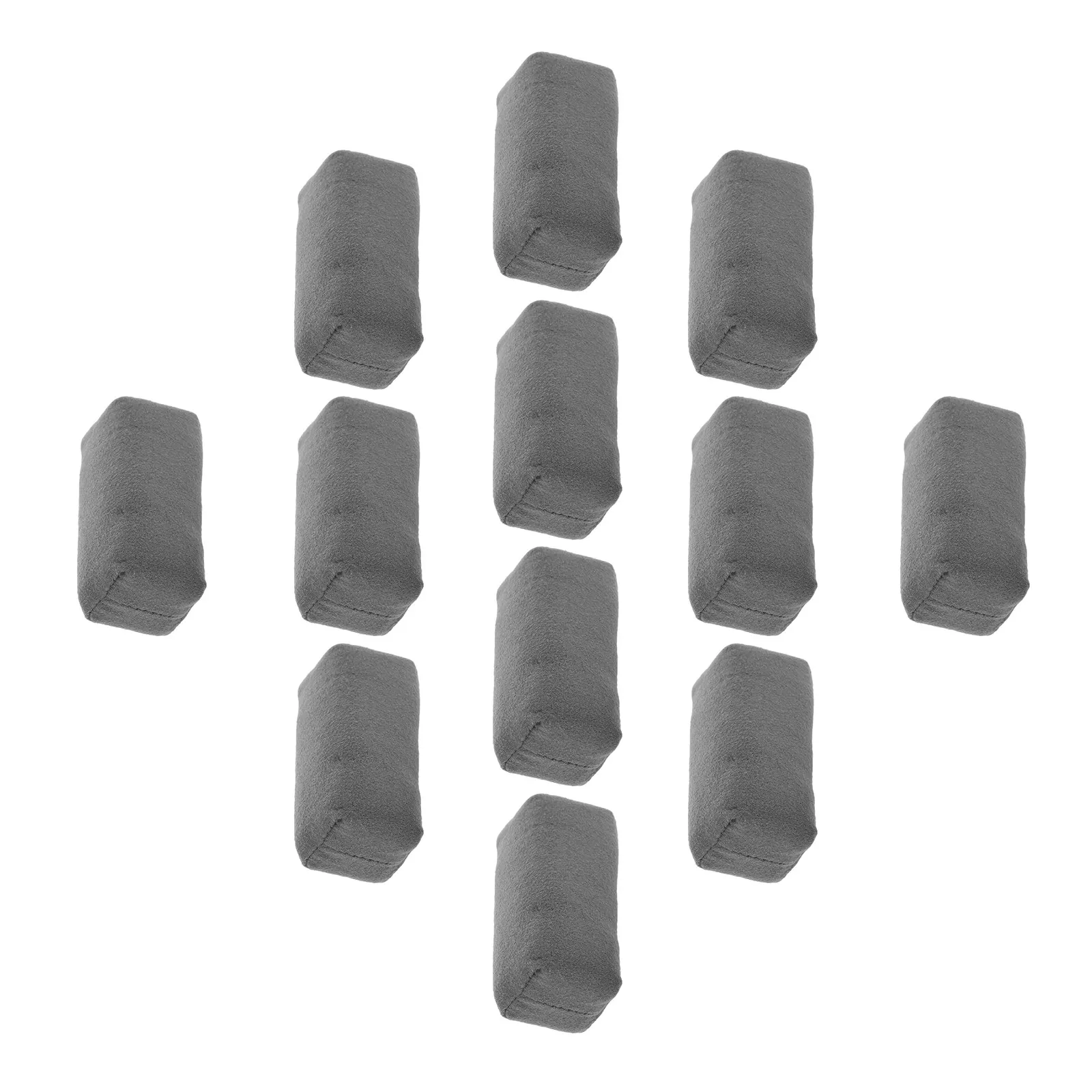12Pieces Ceramic Coating Sponge Pads Microfiber Applicator Soft Suede Core for Cars Trucks Suvs Wax Detailing Suede Car Wax Pads