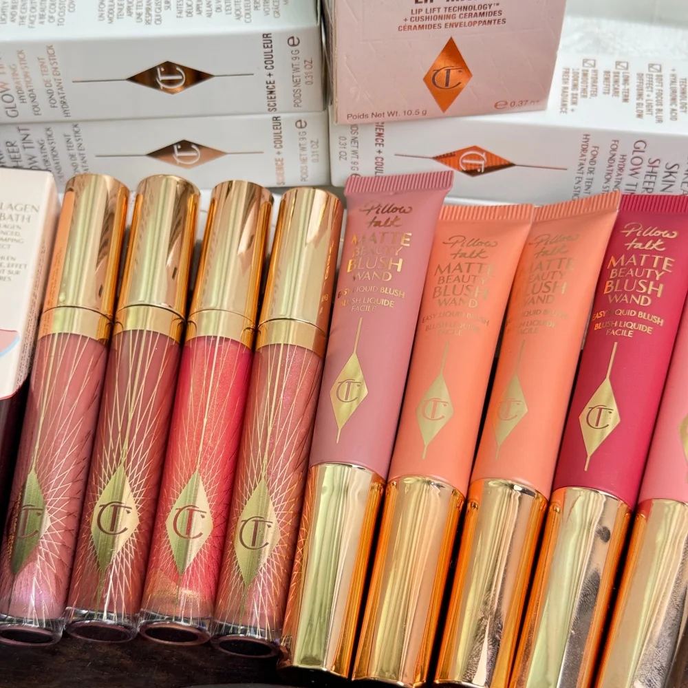 Charlotte Tilbury Lipgloss Walk of No Shame Pillow Talk Fair Peachy Plump Lippenstift Langanhaltender Natürlicher Glanz Make-up Lippenbalsam