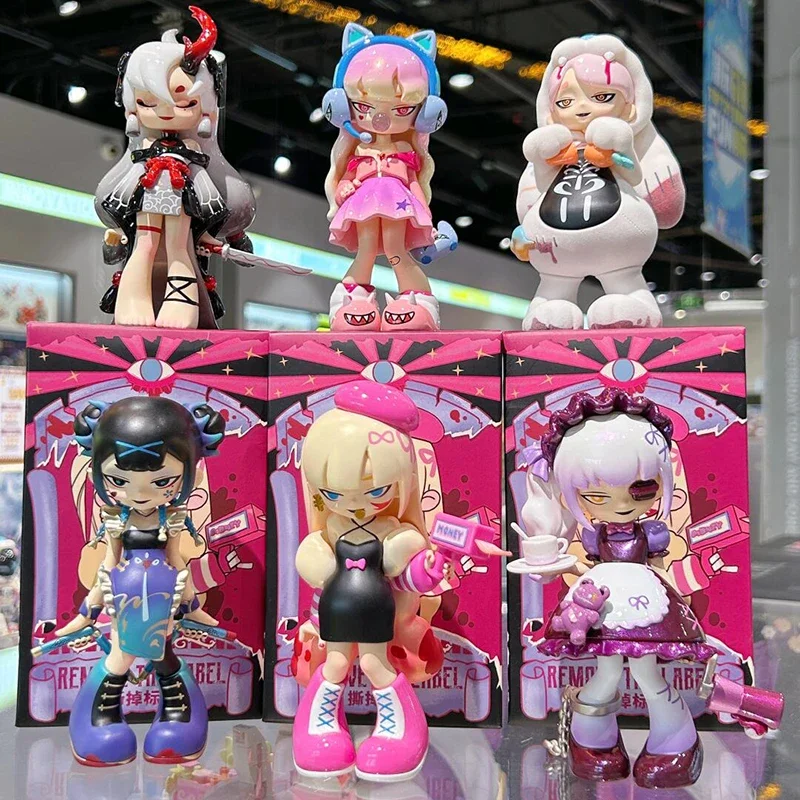 Yandere Girls 2 Generation Remove The Label Series Decoration Toys Dark Girl Trendy Toys Model Action Figure Figurines Toy Gift