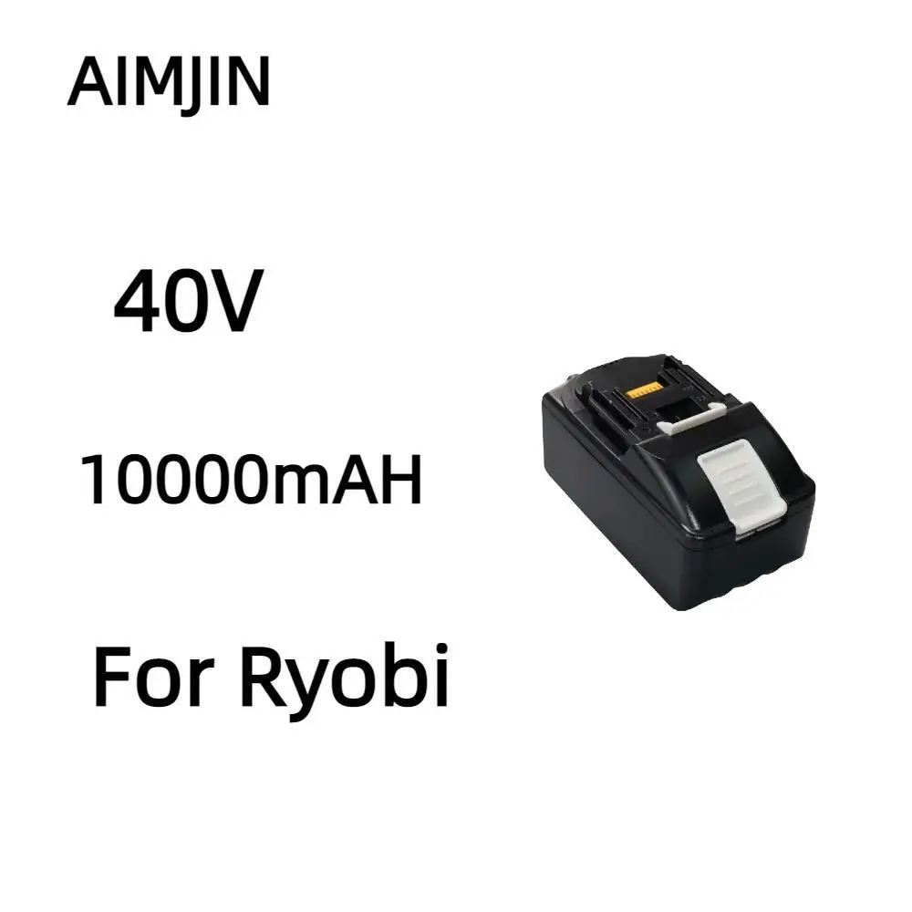 

High Capacity 10000mAh 40V Li-Ion for Ryobi P108 RB18L 40Rechargeable Battery Pack Power Tool Battery Ryobi ONE