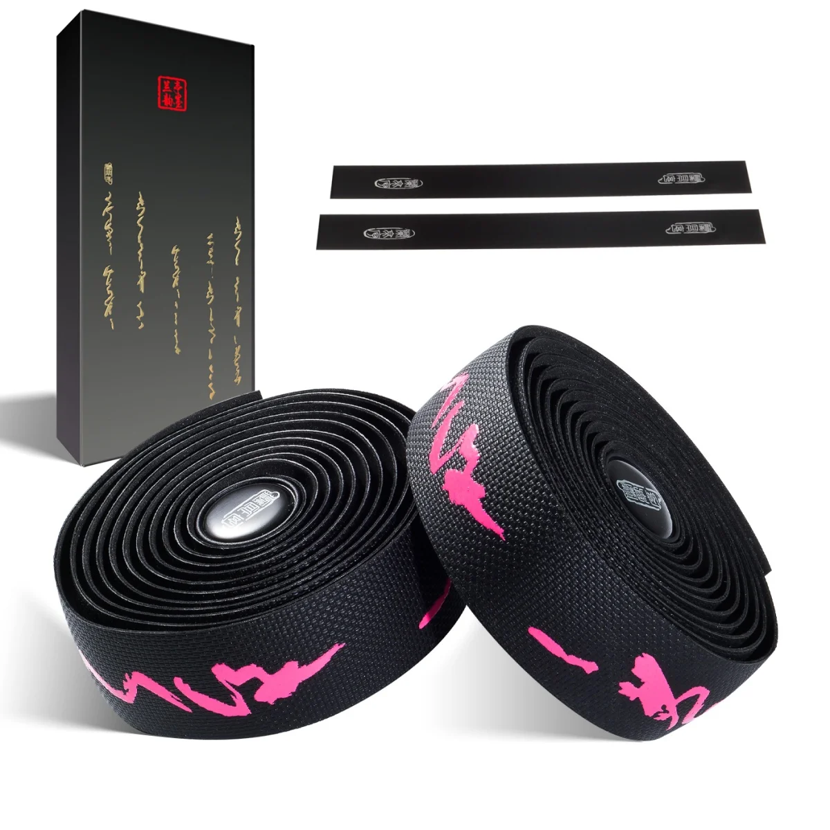 SUNTNUR أشرطة مقود الدراجة غير قابلة للانزلاق ومقاومة للاهتراء ومضادة للصدمات من البولي يوريثان + إيفا للدراجة على الطرق/الحصيرة زوج واحد