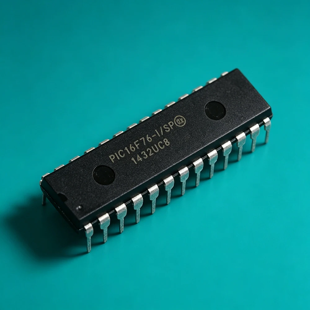 1pcs/lot PIC16F76-I/SP PIC16F76 DIP-28 In Stock
