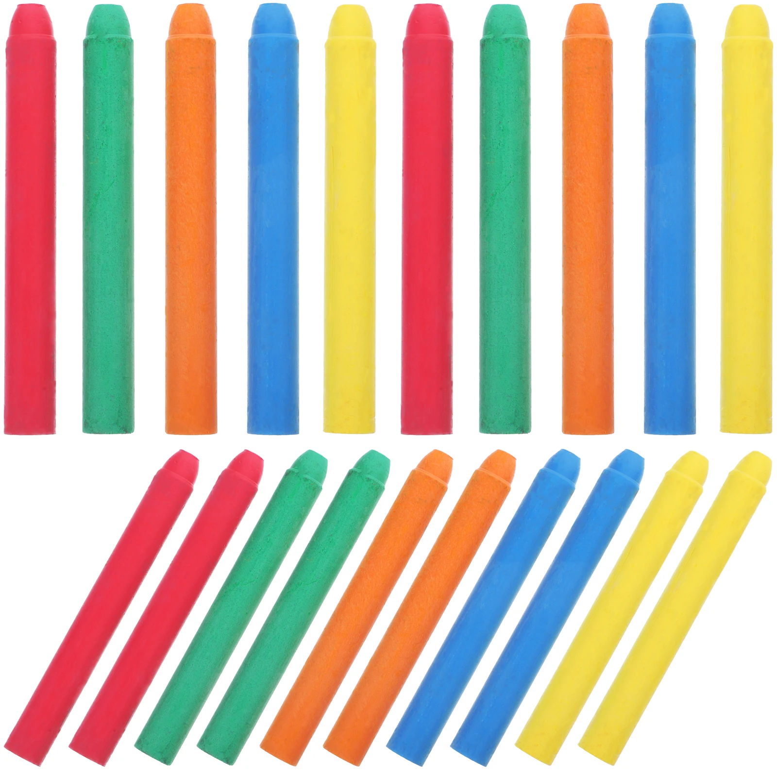 

20pcs Water Soluble Dust Free Chalk 3 15x0 37 Inches Bright Colored Kids Classroom Blackboard Bulk Chalks Multi Function