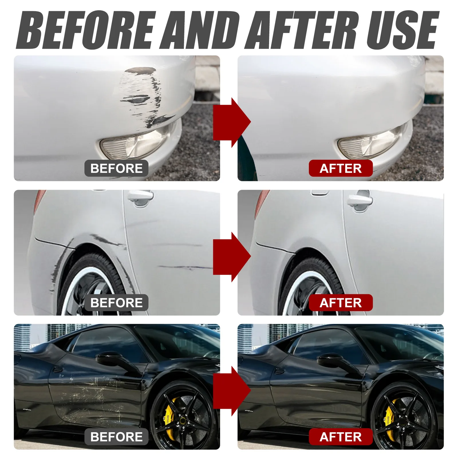 Car self-spraying paint Car scratch repair self-spraying paint varnishing touch-up spray