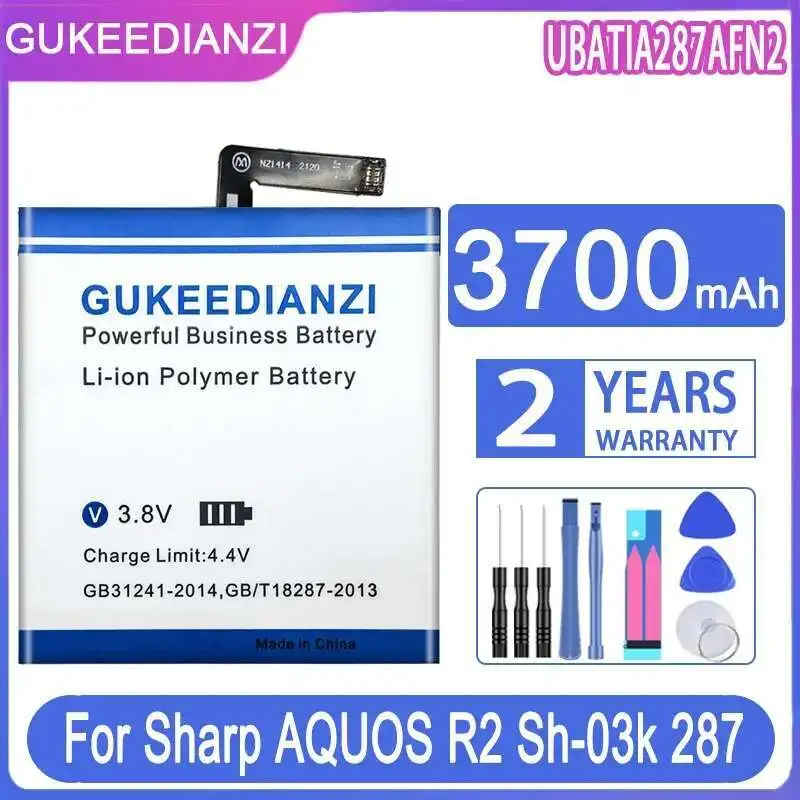 

High Compatibility Mobile Phone Battery UBATIA287AFN2 For Sharp Aquos R2 SH-03K 287 3700Mah