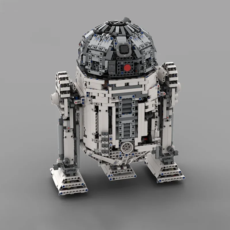 2612PCS Star Battle Model C: R2-D2 MOC Building Blocks Educational Toy for Kids Creativity Development DIY Birthday Gift