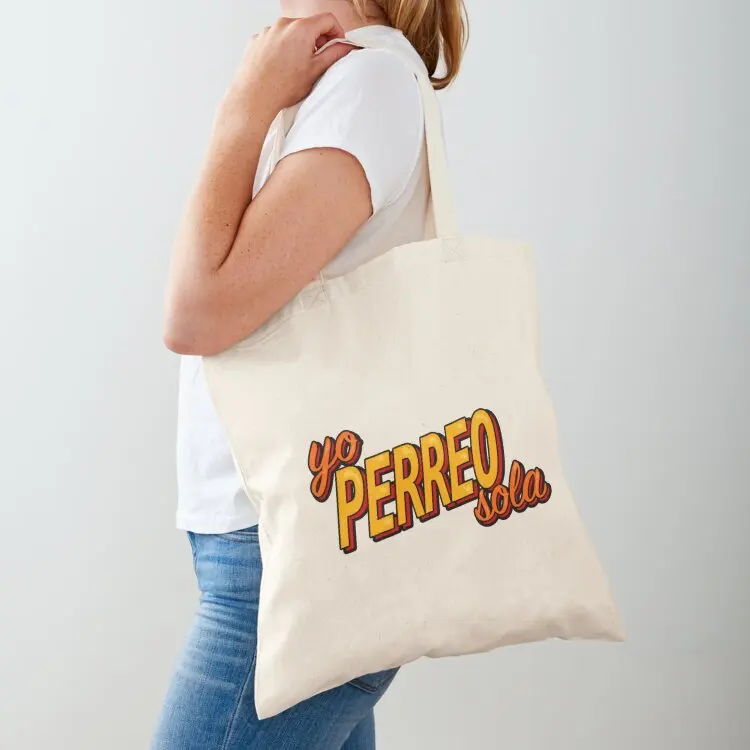 

Yo perreo sola Tote Bag Cloth bag Woman shopper bag Canvas shopper women