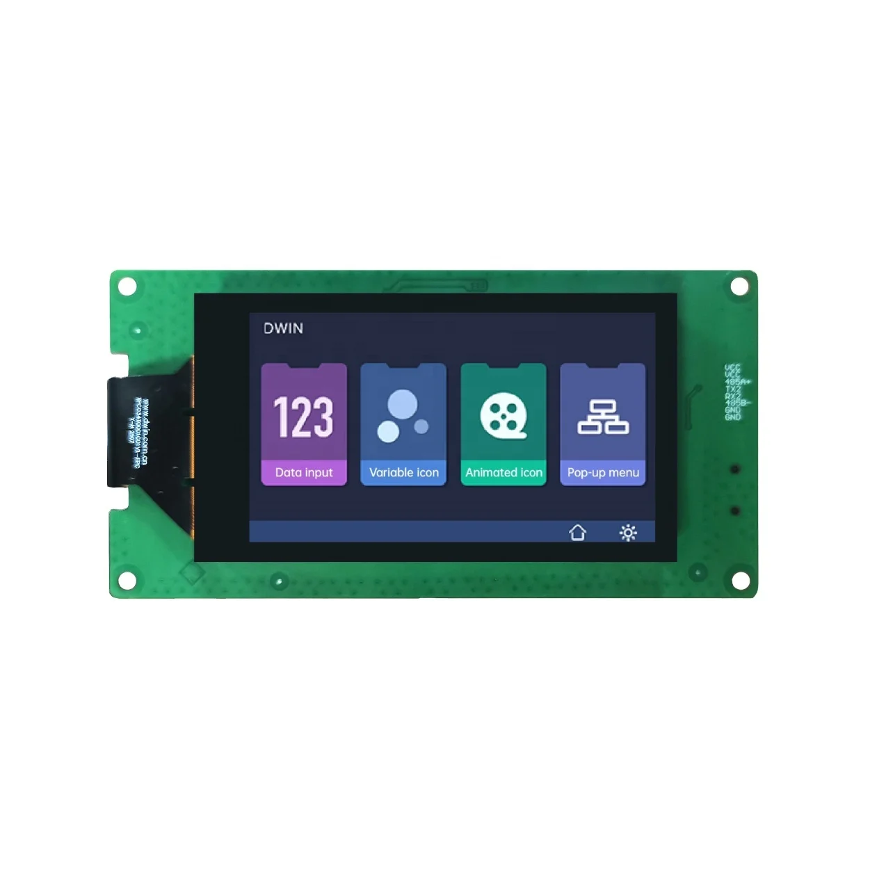 2026 DWIN 3.4 Inch 1920*1080 2K HMI TFT LCD Screen Display Module LCD HMI Serial Port RS232/RS485 LCM Capacitive Touch Panel