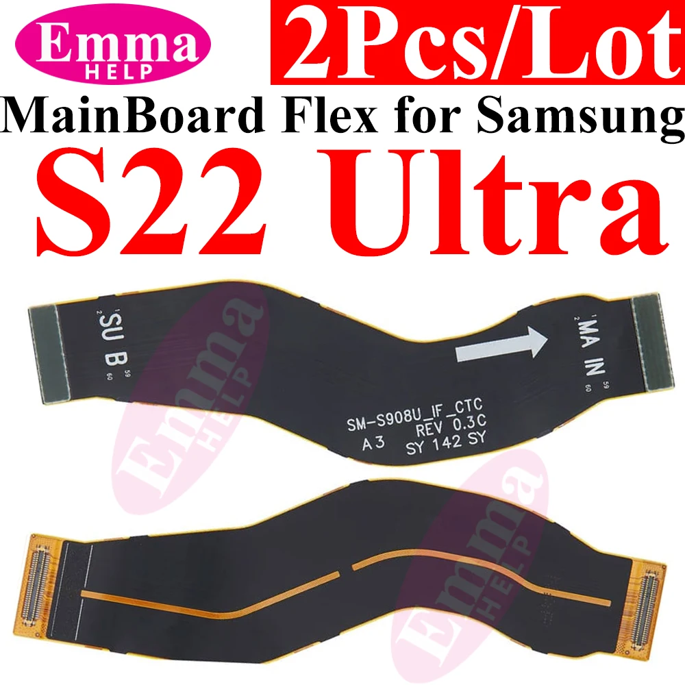 2Pcs Main Board Flex For Samsung Galaxy S22 S21 S24 S20 S23 Ultra Plus S918 S911 S916 S711 S916 S928 S906 G988 S908 LCD Display