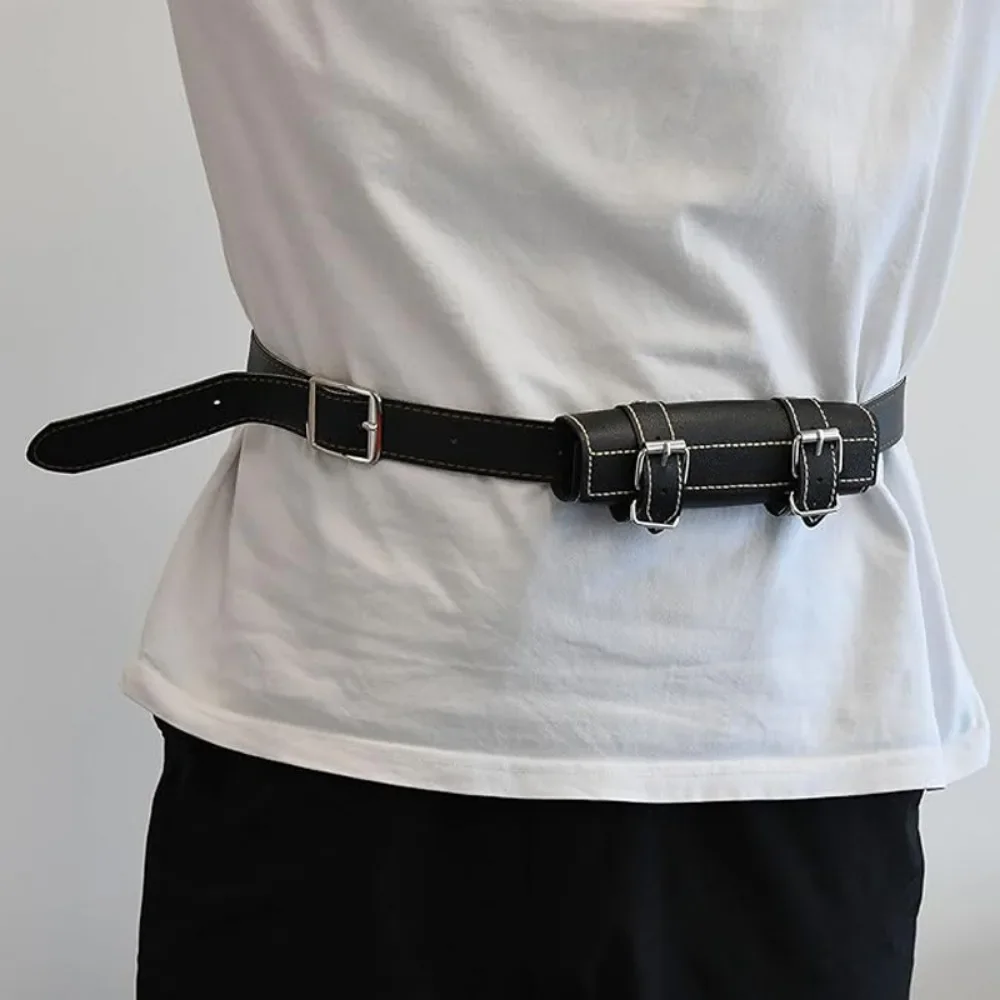 Samurai Sword Belt, Warrior Sword Holder, Pu Leather Sword Holder Belt Accessory, Suitable for Holiday Party Role-playing image 5