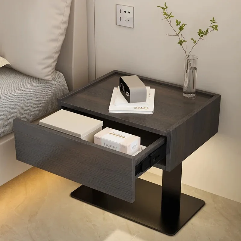 طاولة بجانب السرير عصرية داخلية حديثة من Nordic Bauhaus فريدة من نوعها وآمنة منضدة مصممة فاخرة لأثاث غرف النوم Mesitas De Noche #3