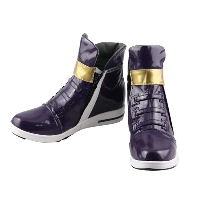 LOL KDA Ahri Evelynn Kaisa Akali Cosplay Shoes Boots Halloween Party Custom Made High Heel Shoes view 6