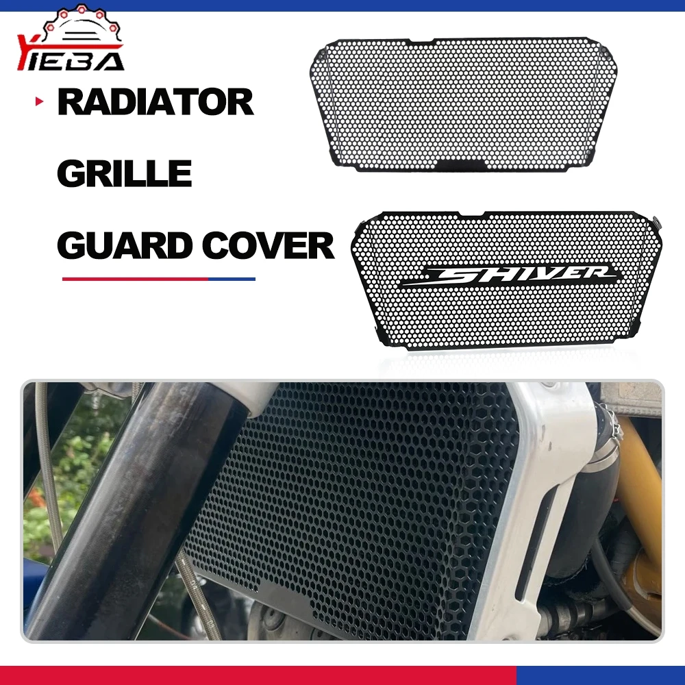 

Для Aprilia Shiver SL 750 2007-2017 Shiver 900 ABS E4 2018-2022 2023 решетка радиатора мотоцикла, защитная крышка