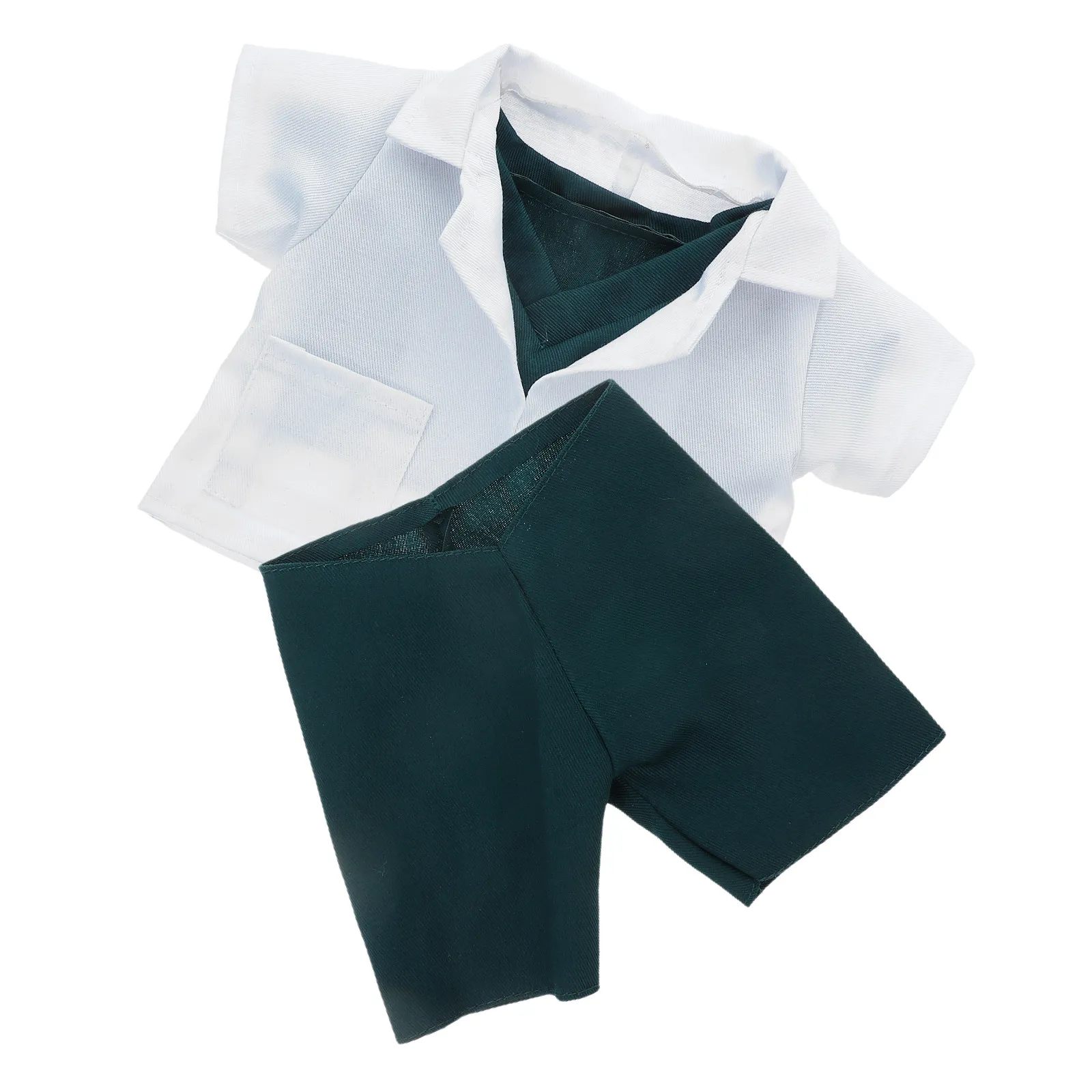 

Костюм медведя-врача: пальто, брюки, верхняя одежда. Подходит для мягких игрушек 25 см. Набор для творческих игр для детей. Одежда для медведя.