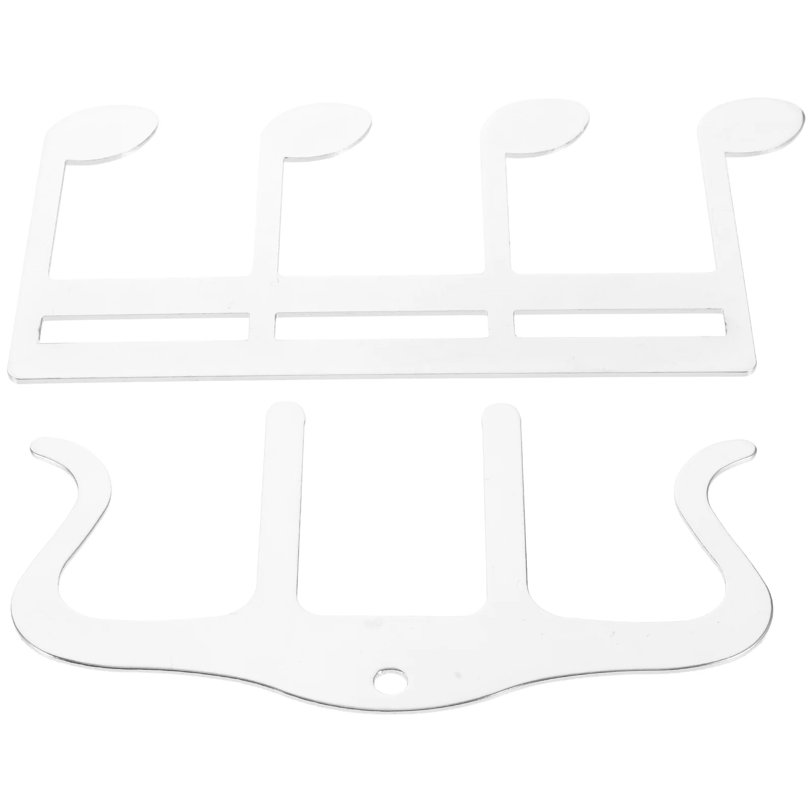 

2Pcs Metal Music Score Holders Smooth Surface Sheet Clips for Music Books Magazines Manuals Page Holder Creative Sheet Clip