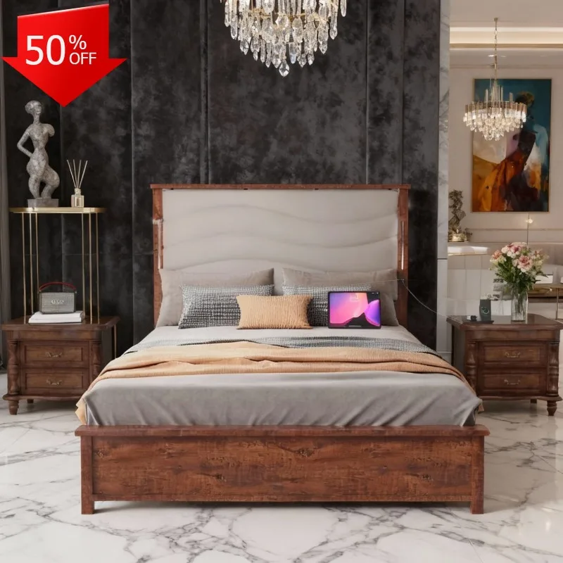 

Queen Size Bed Frame Double Bed Base King Beds Full Bedroom Furniture Bases Frames Sofa Murphy Single Racks Home Twin Luxury