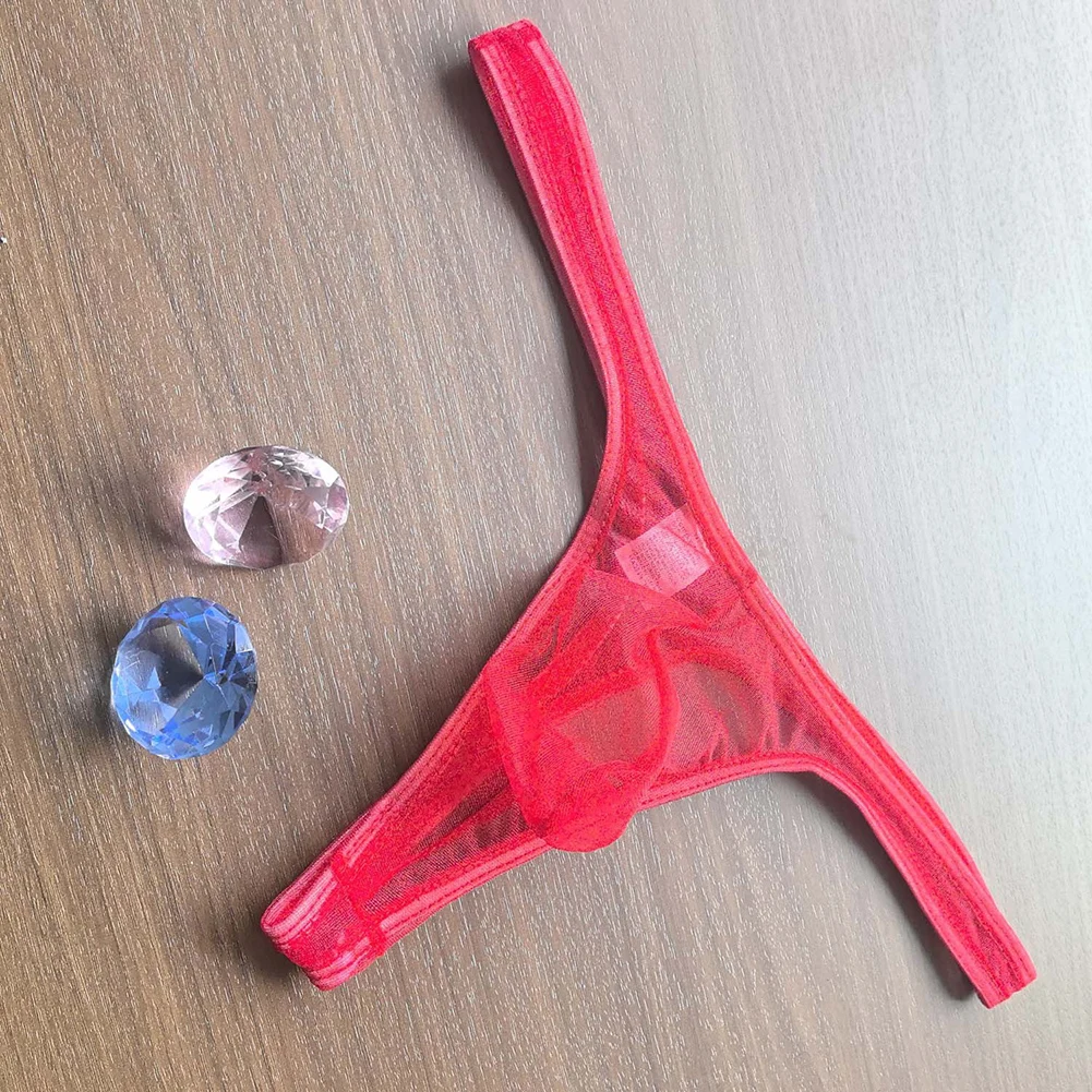 2025 Men Sexy Briefs Mesh Sheer Underwear Low Rise Sissy Pouch Sex Toy Thong Mesh Reathable Sexy Accessories For Men Underpants