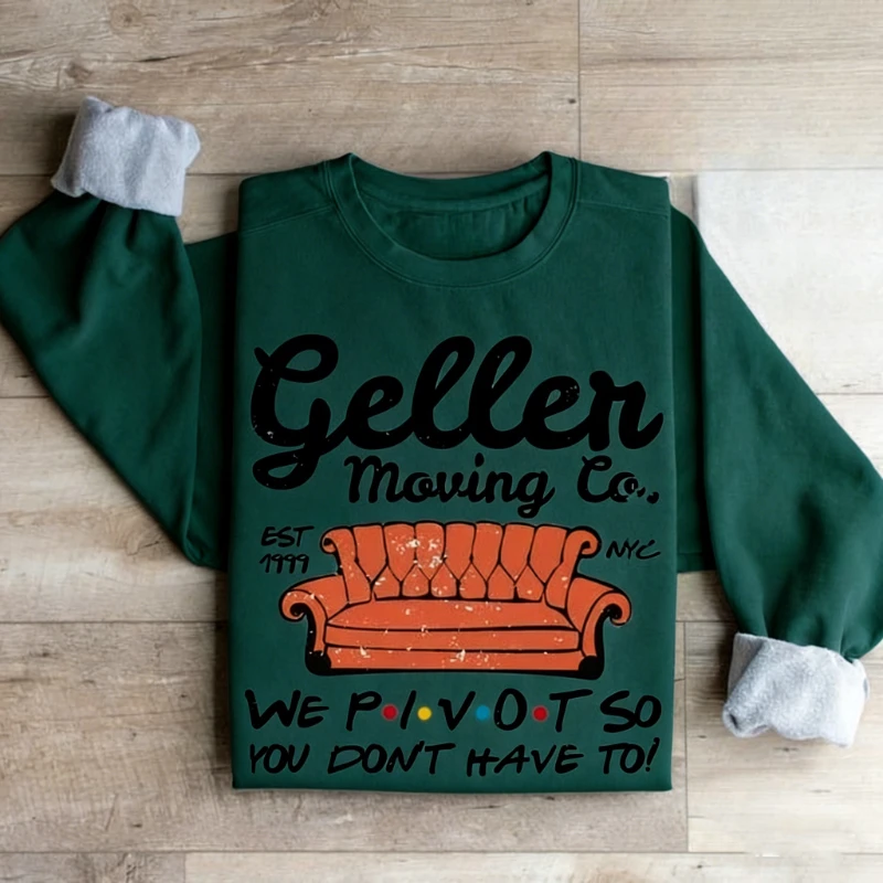 الأصدقاء روس جيلر محور الخريف والشتاء البلوز برنامج تلفزيوني Crewneck مطابقة هوديس طويلة الأكمام الدفء الكبار البلوز