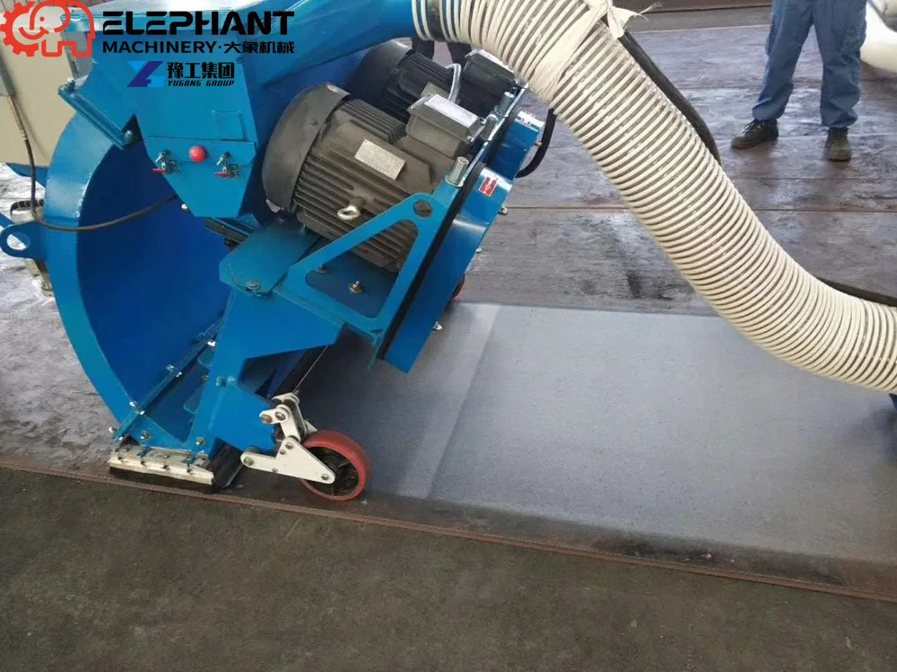 Mini Road Shot Blasting Machine Portable Layout Easy To Move for Small Area Surface Treatment