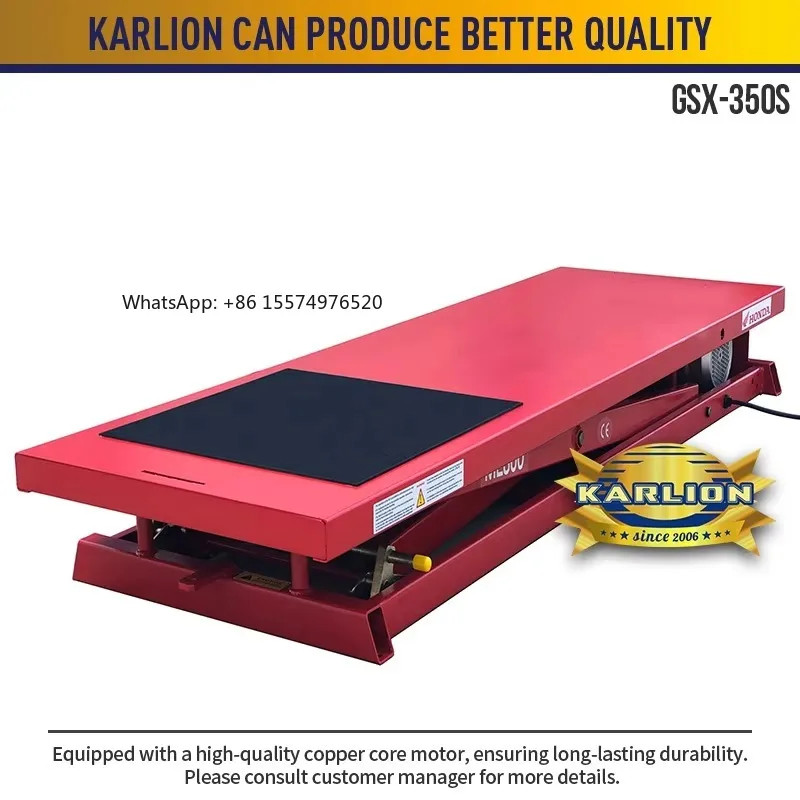 2026 Hot SellingCE certified heavy electro-hydraulic scissor lifts for motorcycle and automotive repair shops