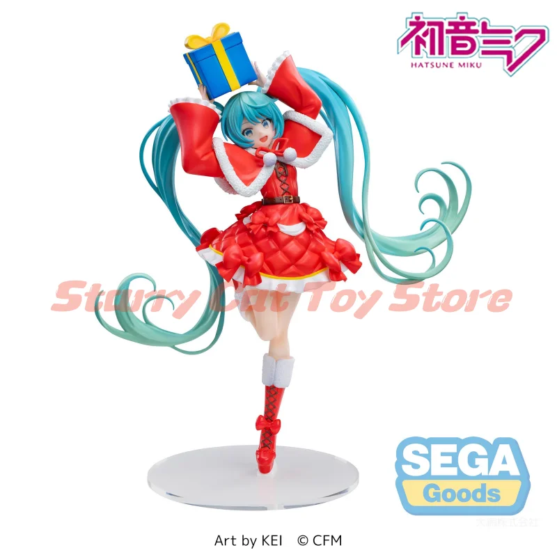 セガルミナスタ初音ミクシリーズクリスマス2024-ver-pvcアニメアクションフィギュアモデルコレクションおもちゃ