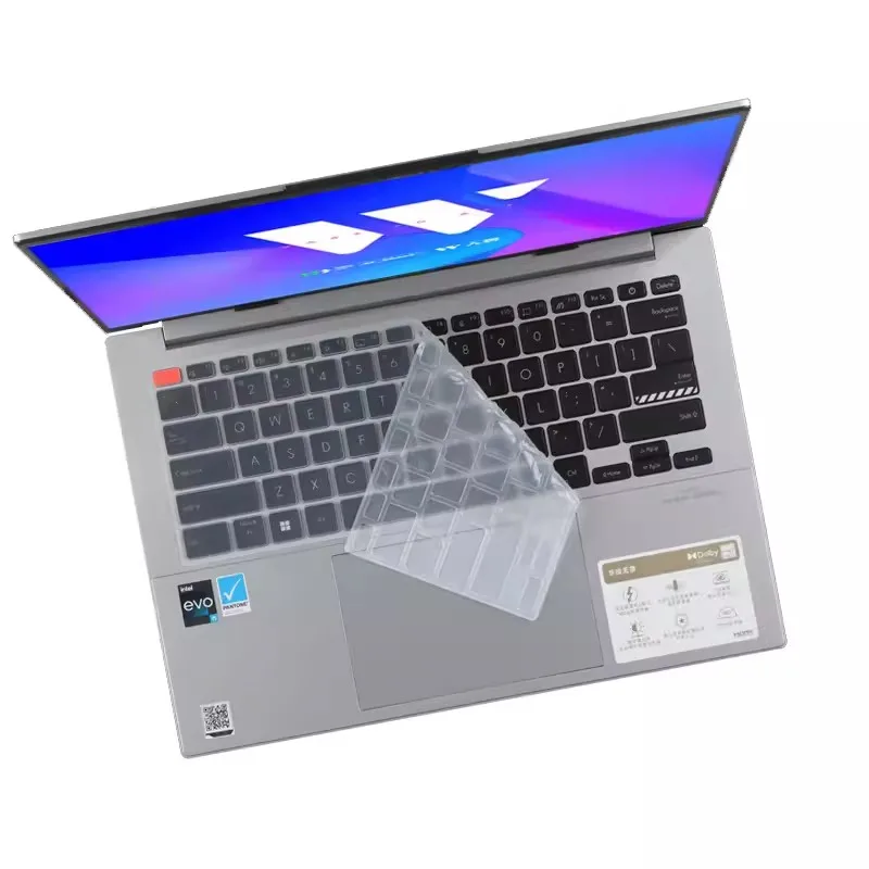 Silicone Laptop Keyboard Cover For Asus Vivobook Go 14 E1404 E1404G E1404F E1404FA / Zenbook X 14 OLED UX3404 UX3404VC UX3404VA