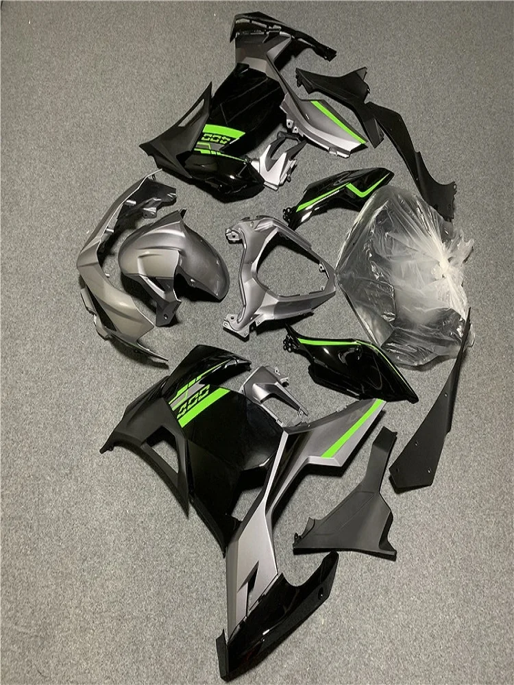 NINJA400 2018 2019 2020 2021 2022 2023 2024 Motorcycle Parts Fairings for KAWASAKI EX400R 18-24 Fairing Kit black silvery green