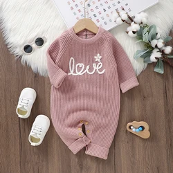 Infant Romper One Piece Newborn Boys Girls Spring Autumn Winter Jumpsuits 0-18m Long Sleeve Toddler Outerwear Overalls Playsuits