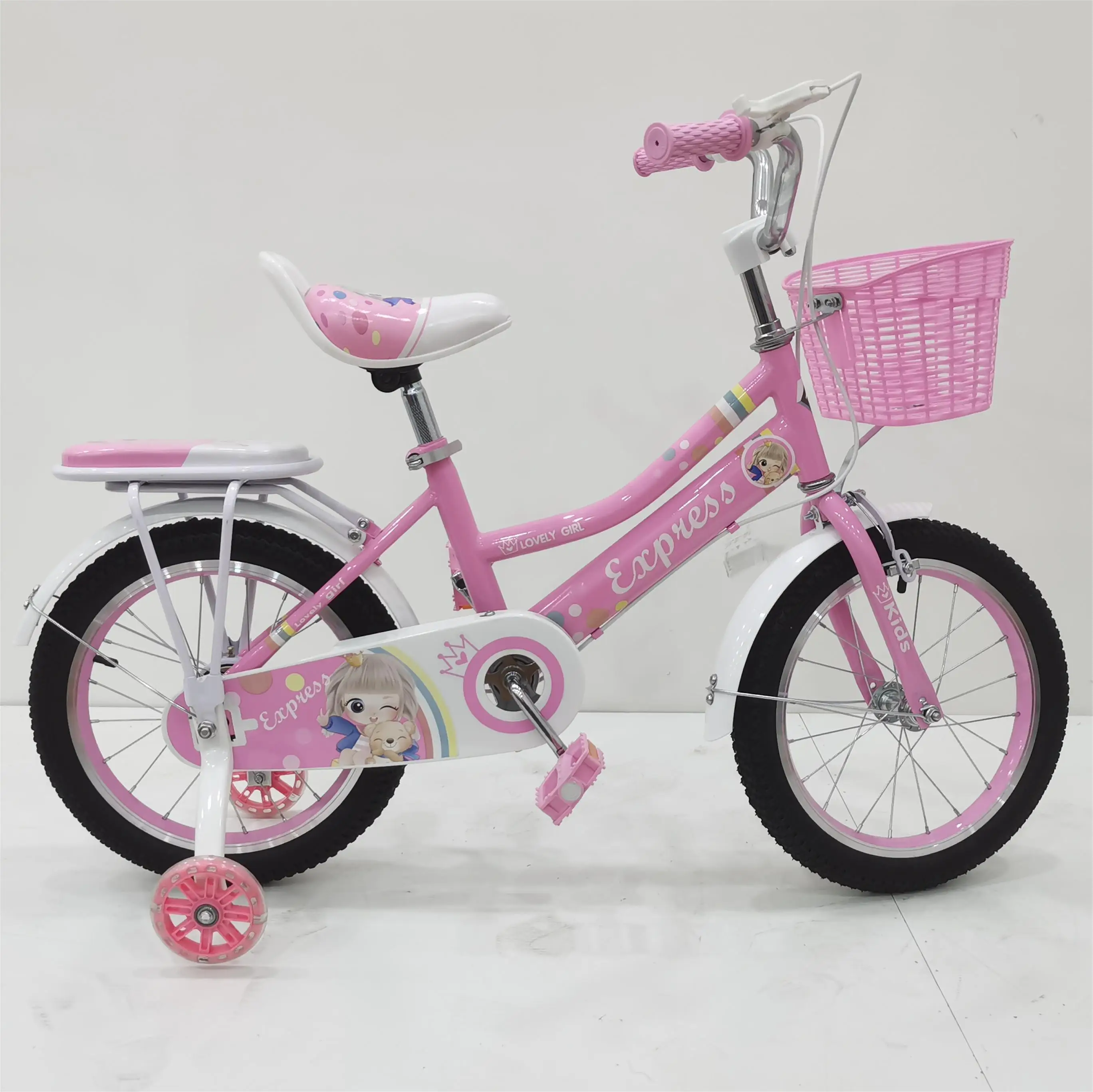 Bicicleta vendedora caliente del entrenamiento del remolque del niño triciclo de 16 pulgadas pequeña suciedad para la bici de los niños del niño