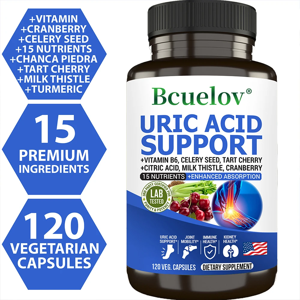 توت بري + شوك الحليب، مضاد للأكسدة، إزالة السموم من الكبد، الكلى، تنظيف المثانة وصحة المسالك البولية، 120 كبسولة #4