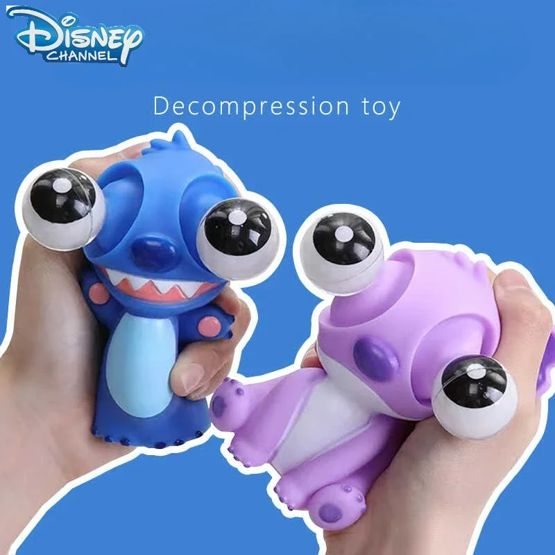 Disney Lilo and Stitch Creative Pop-up Sensory Toy Anime Stitch Angel Soft Slow Rebound Model Stress Relief Toy Kids Gift