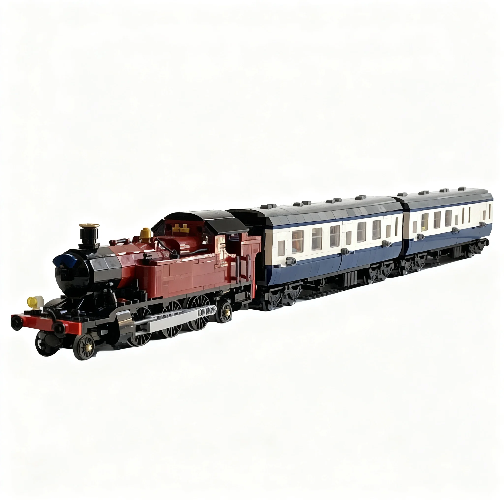834pcs MOC Train BR Mark 1 MK1 Brake Coach Model Building Blocks Collection Education Idea Birthday Display Creative Brick Craft