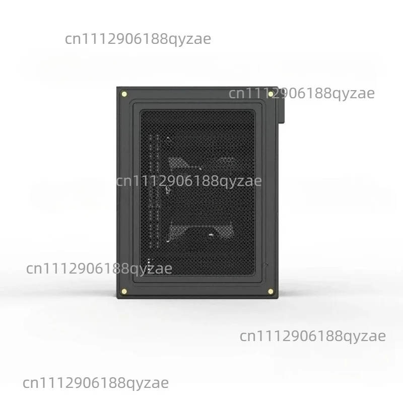 2024 New Tiny4 4L Pure Aluminum CNC ITX Case Half Height Double Slot Direct Insert Tool Card Chassis